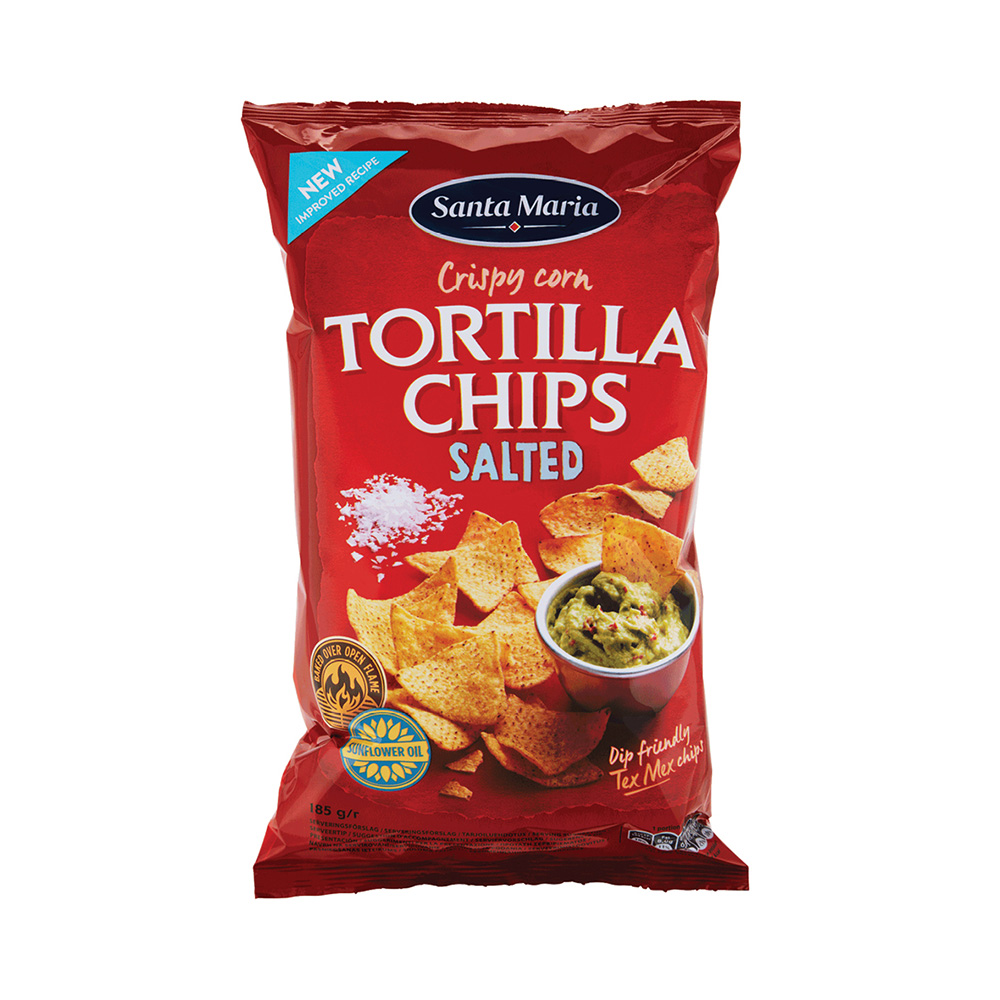 Santa Maria Tortilla Chips Salted 185g What's Instore